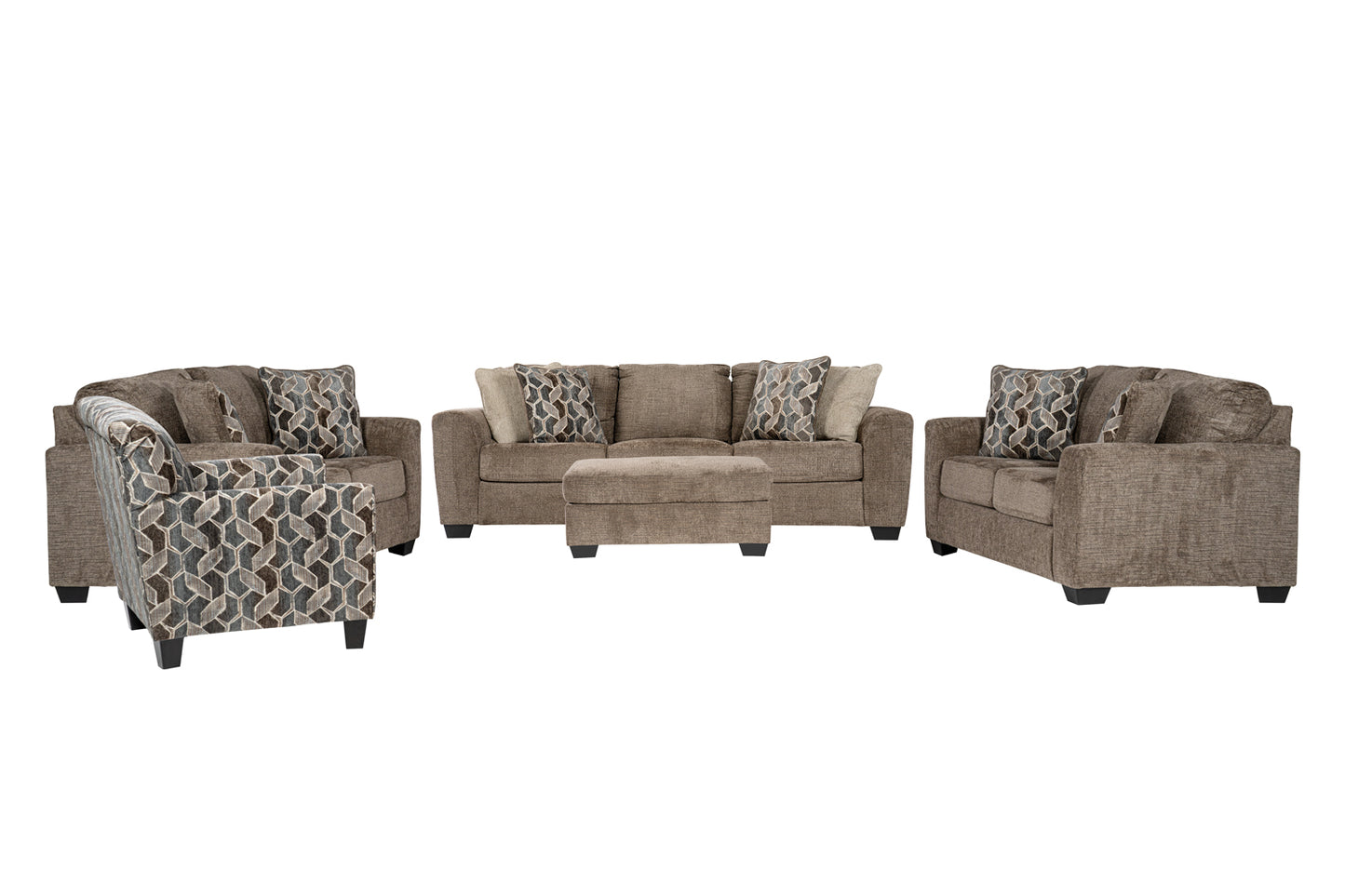 Noxfern Sofa set (3+2+2) + Accent Chair