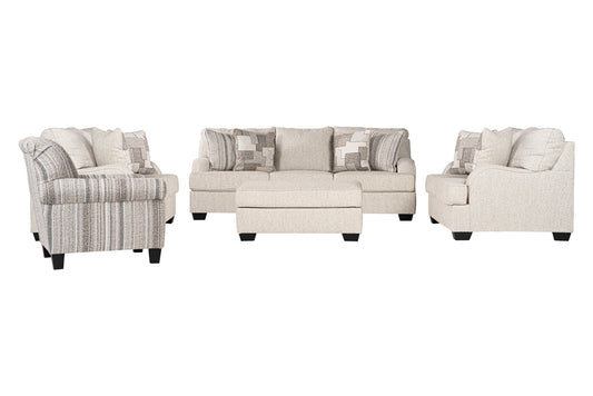 Corlan Sofa set (3+2+2+ottoman)