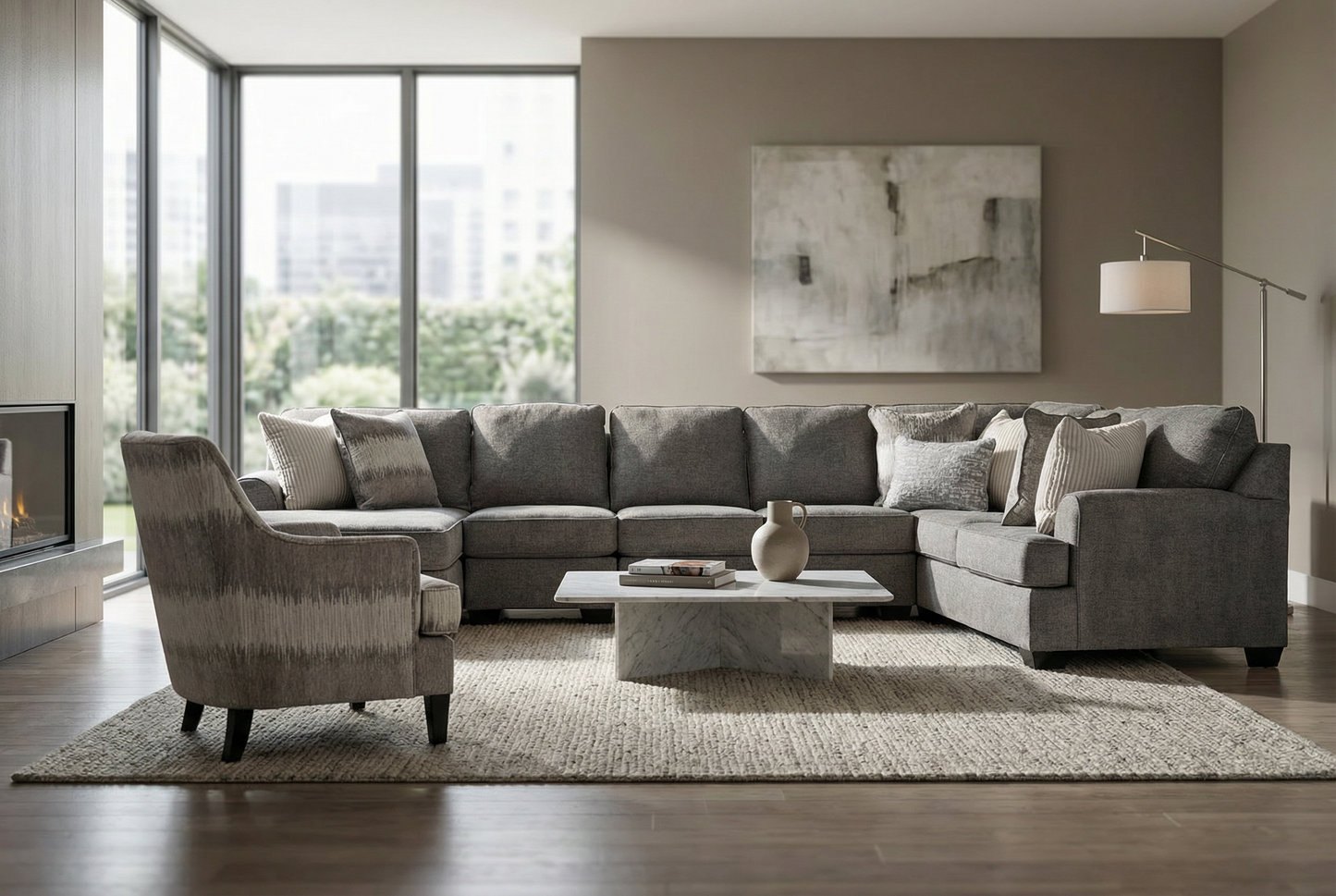Teyla 5-piece Sectional Sofa Set