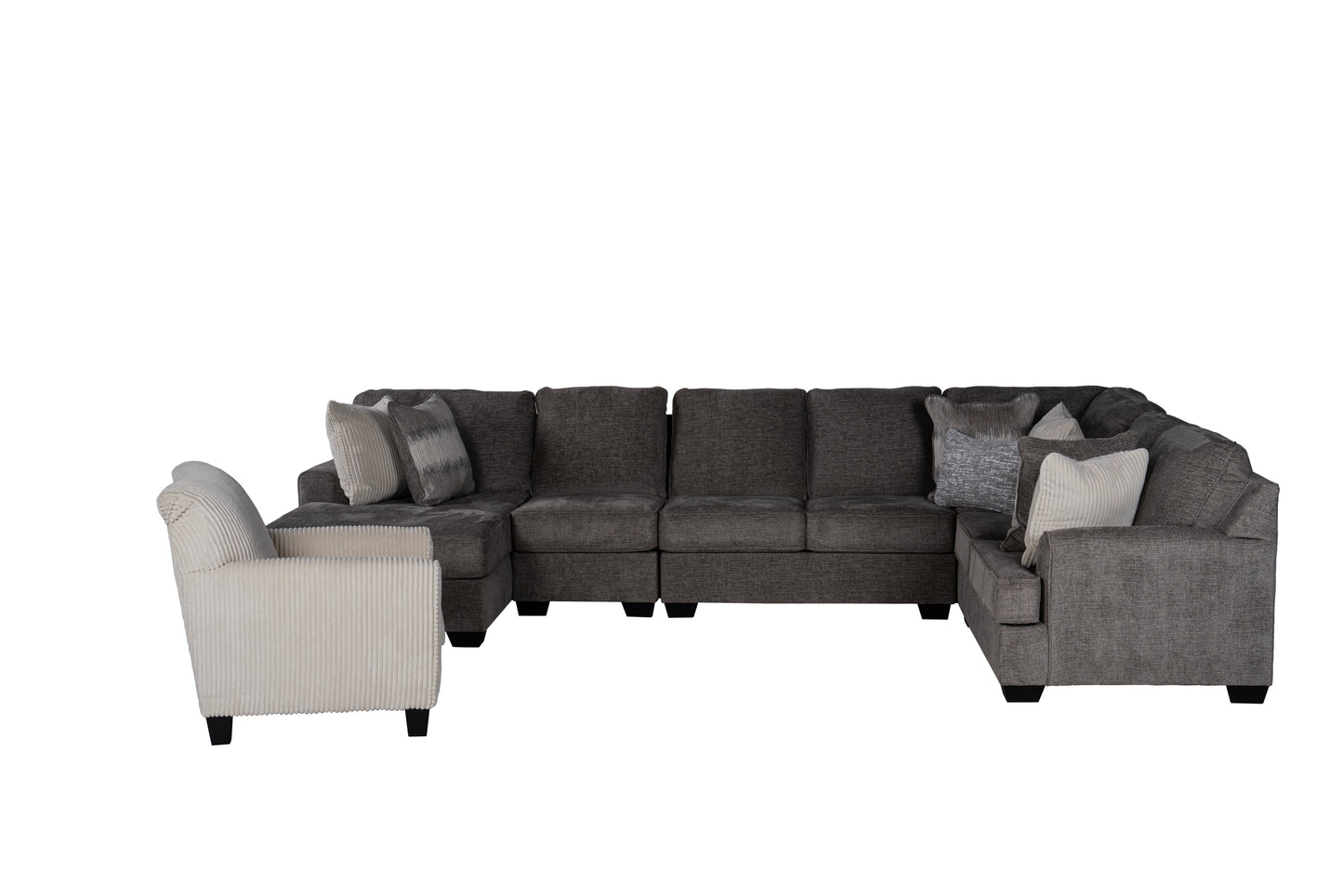 Teyla 5-piece Sectional Sofa Set + Accent Chair