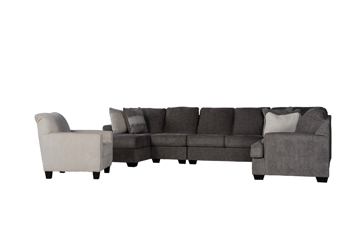 Teyla 5-piece Sectional Sofa Set + Accent Chair