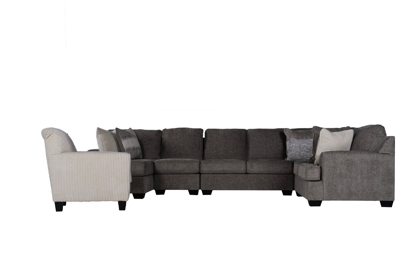 Teyla 5-piece Sectional Sofa Set + Accent Chair