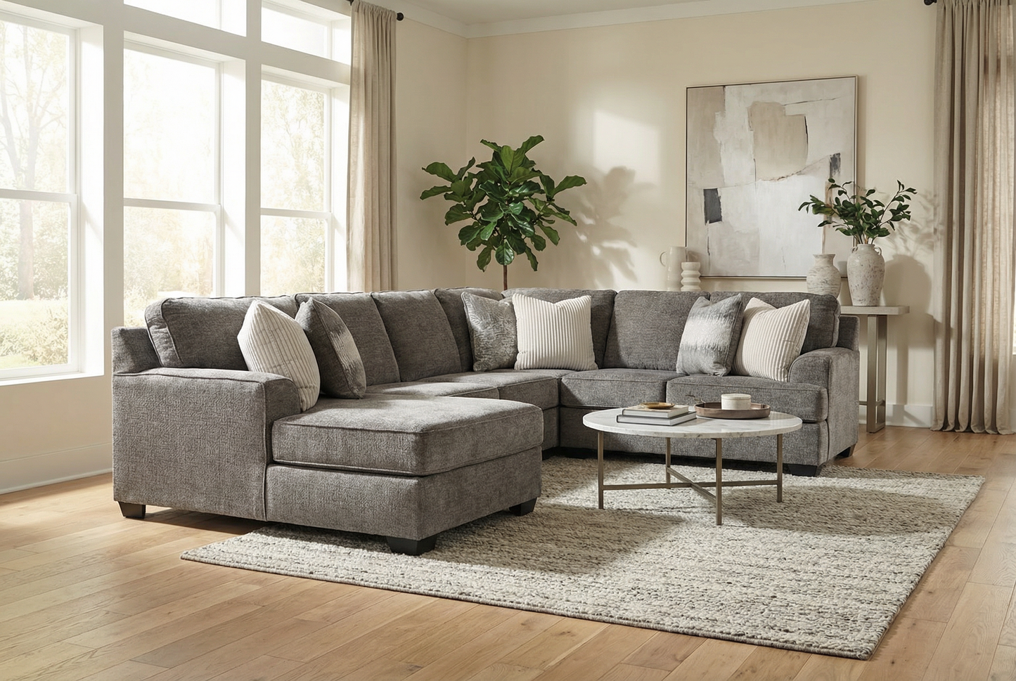 Teyla 4-piece Sectional Sofa Set