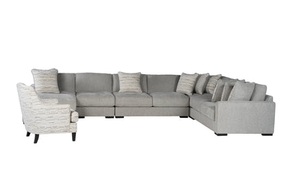 Zephen 5-piece Sectional Sofa Set + Accent Chair