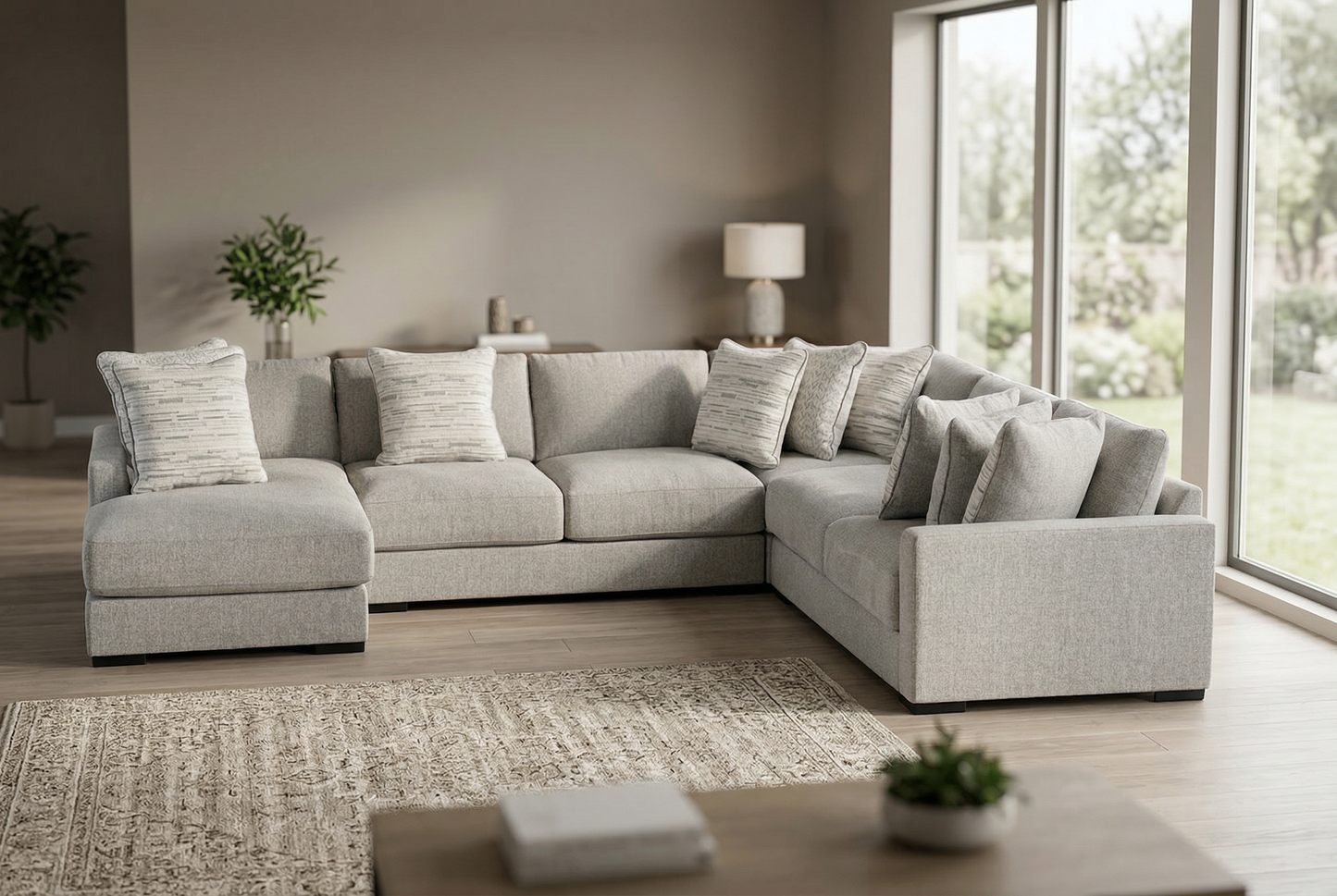 Zephen 4-piece Sectional Sofa Set
