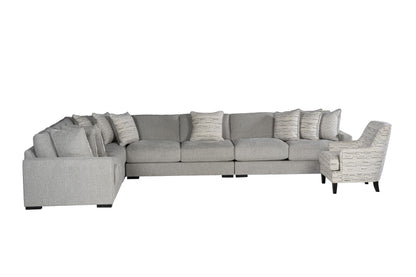 Zephen 4-piece Sectional Sofa Set + Accent Chair