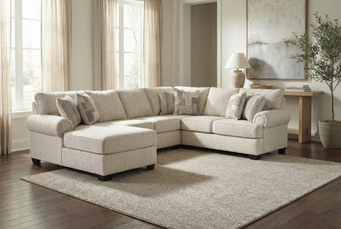 Veloura 4-piece Sectional Sofa Set