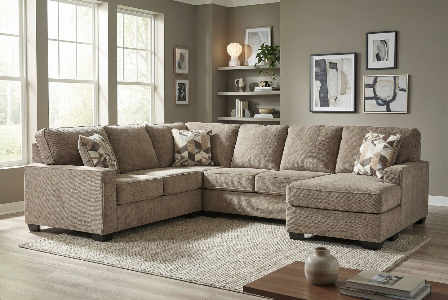 Savoy Luxe 4-piece Sectional Sofa Set