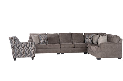 Avellin 4-piece Sectional Sofa Set + Accent Chair