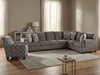 Avellin 4-piece Sectional Sofa Set + Accent Chair