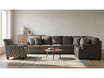 Avellin 4-piece Sectional Sofa Set + Accent Chair