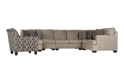 Zarell 5-piece Sectional Sofa Set + Accent Chair