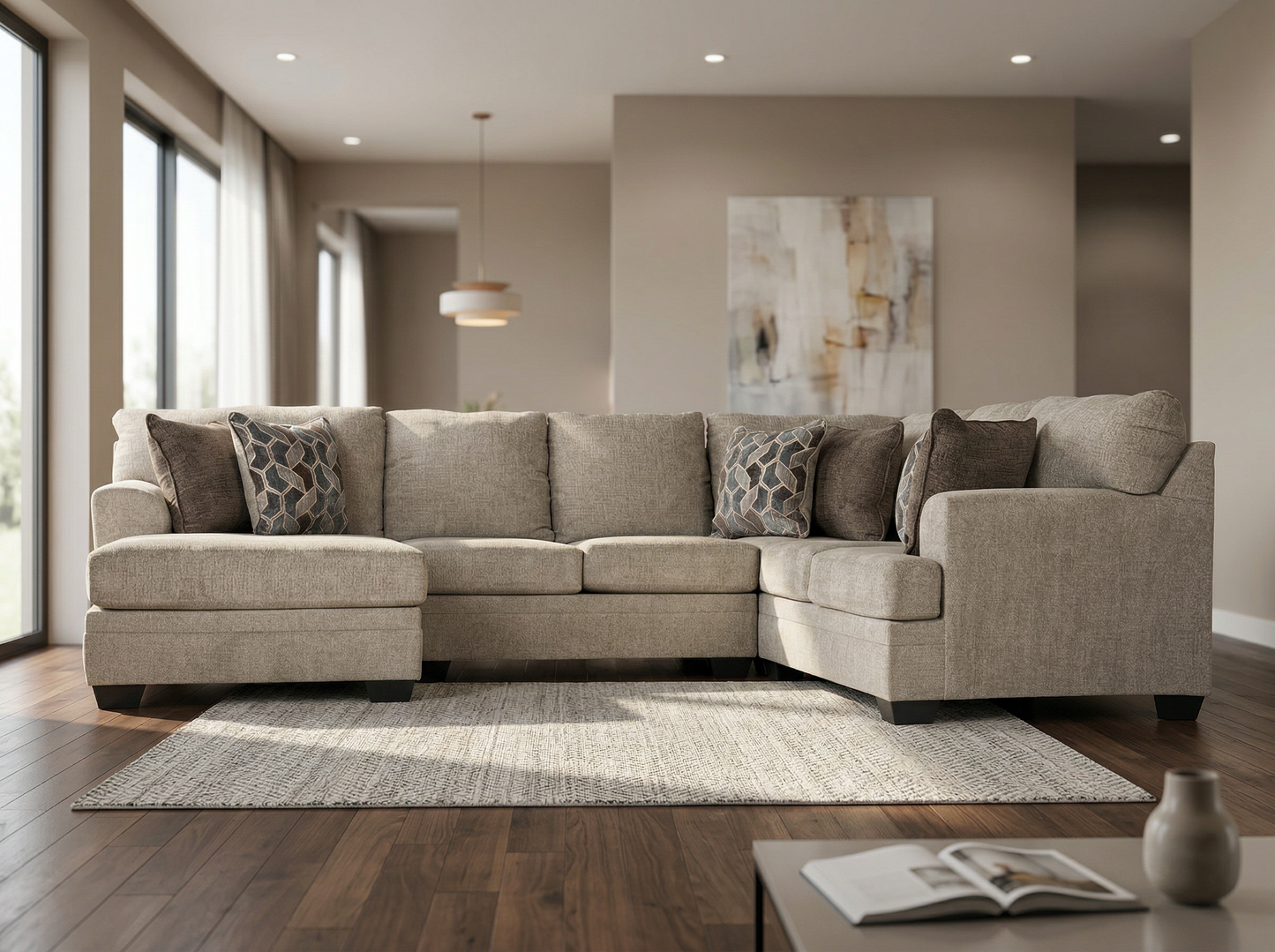Zarell 4-piece Sectional Sofa Set