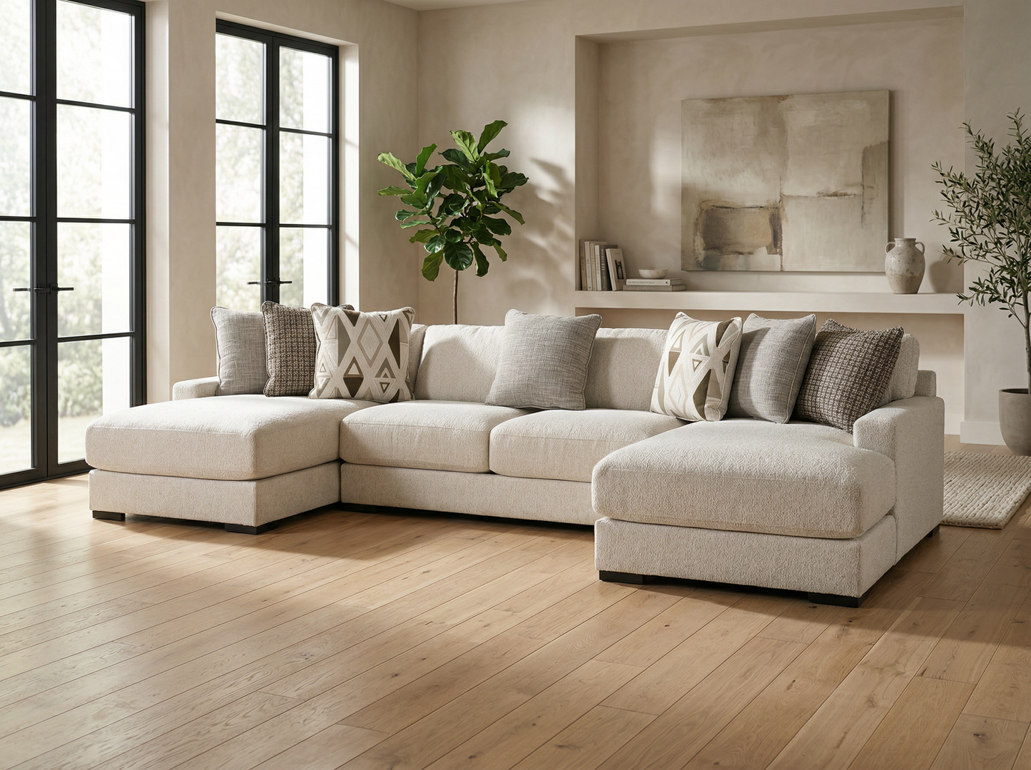 Brivelle 4-piece Sectional Sofa Set
