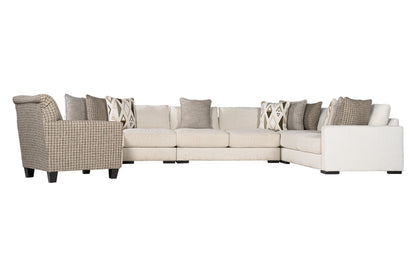 Brivelle 5-piece Sectional Sofa Set + Accent Chair