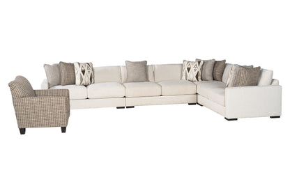 Brivelle 4-piece Sectional Sofa Set + Accent Chair