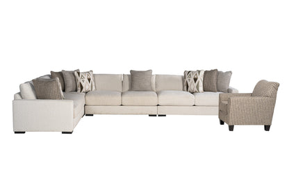 Brivelle 4-piece Sectional Sofa Set + Accent Chair