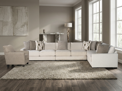 Brivelle 4-piece Sectional Sofa Set + Accent Chair