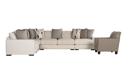 Brivelle 5-piece Sectional Sofa Set + Accent Chair