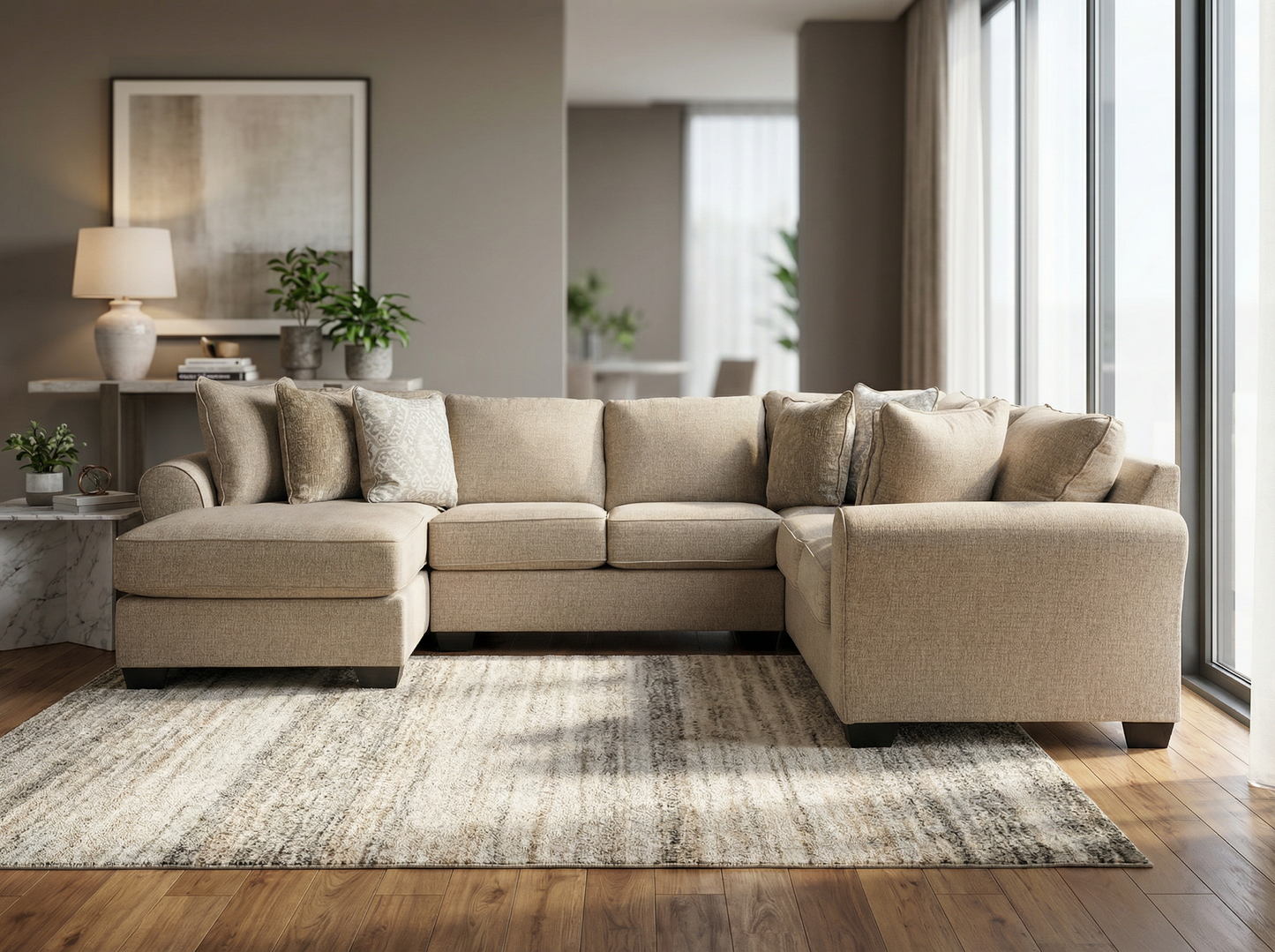 Valentina 4-piece Sectional Sofa Set