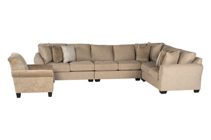 Valentina 4-piece Sectional Sofa Set + Accent Chair