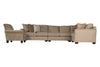 Valentina 4-piece Sectional Sofa Set + Accent Chair