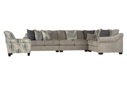 Aurelis 4-piece Sectional Sofa Set + Accent Chair