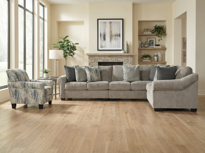 Aurelis 4-piece Sectional Sofa Set + Accent Chair
