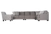 King Cushion 5-piece Sectional Sofa Set + Accent Chair