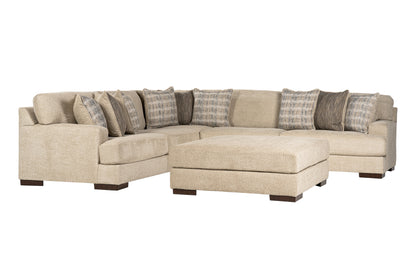 Zyraen 3-piece Sectional Sofa Set + Ottoman