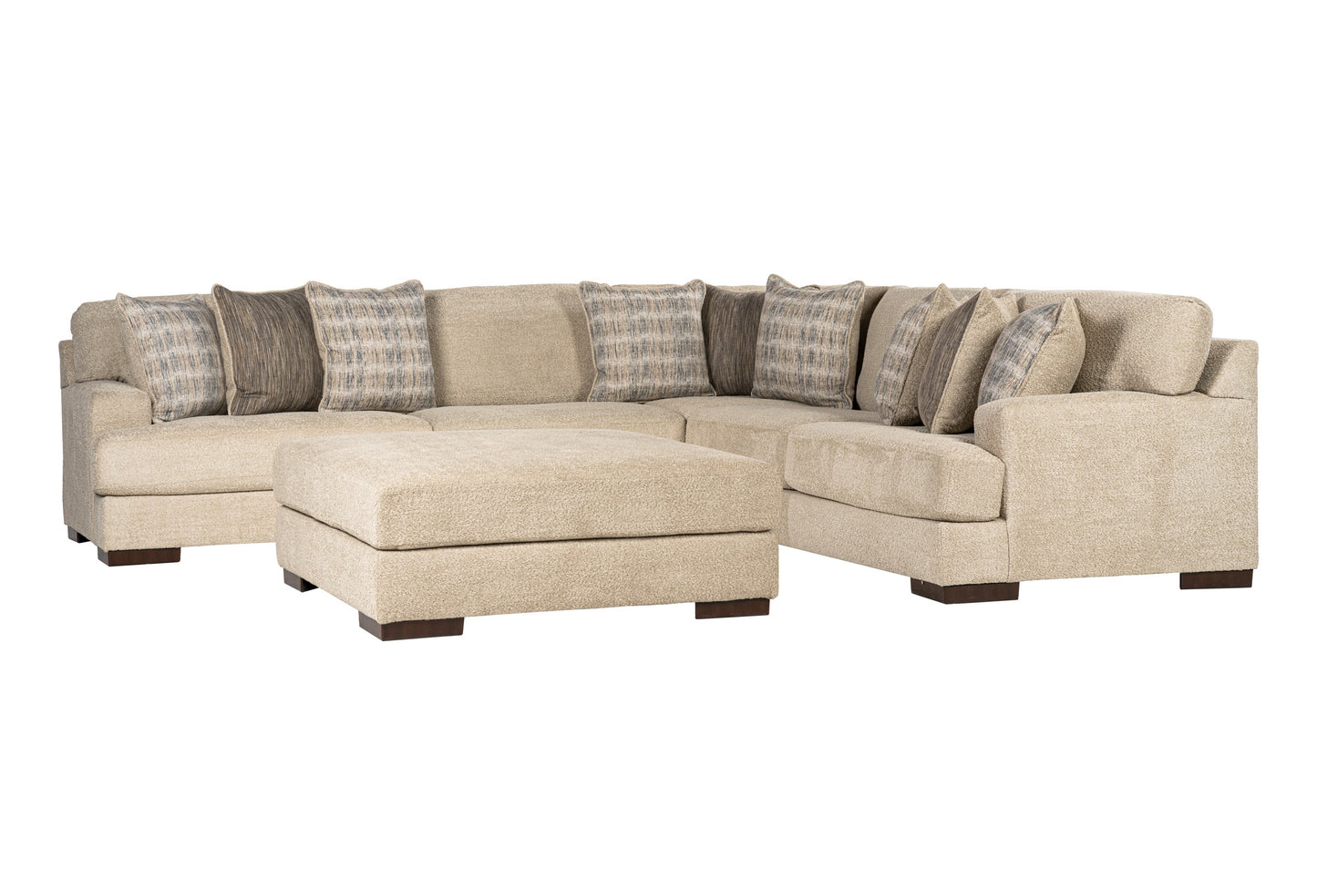Zyraen 3-piece Sectional Sofa Set + Ottoman