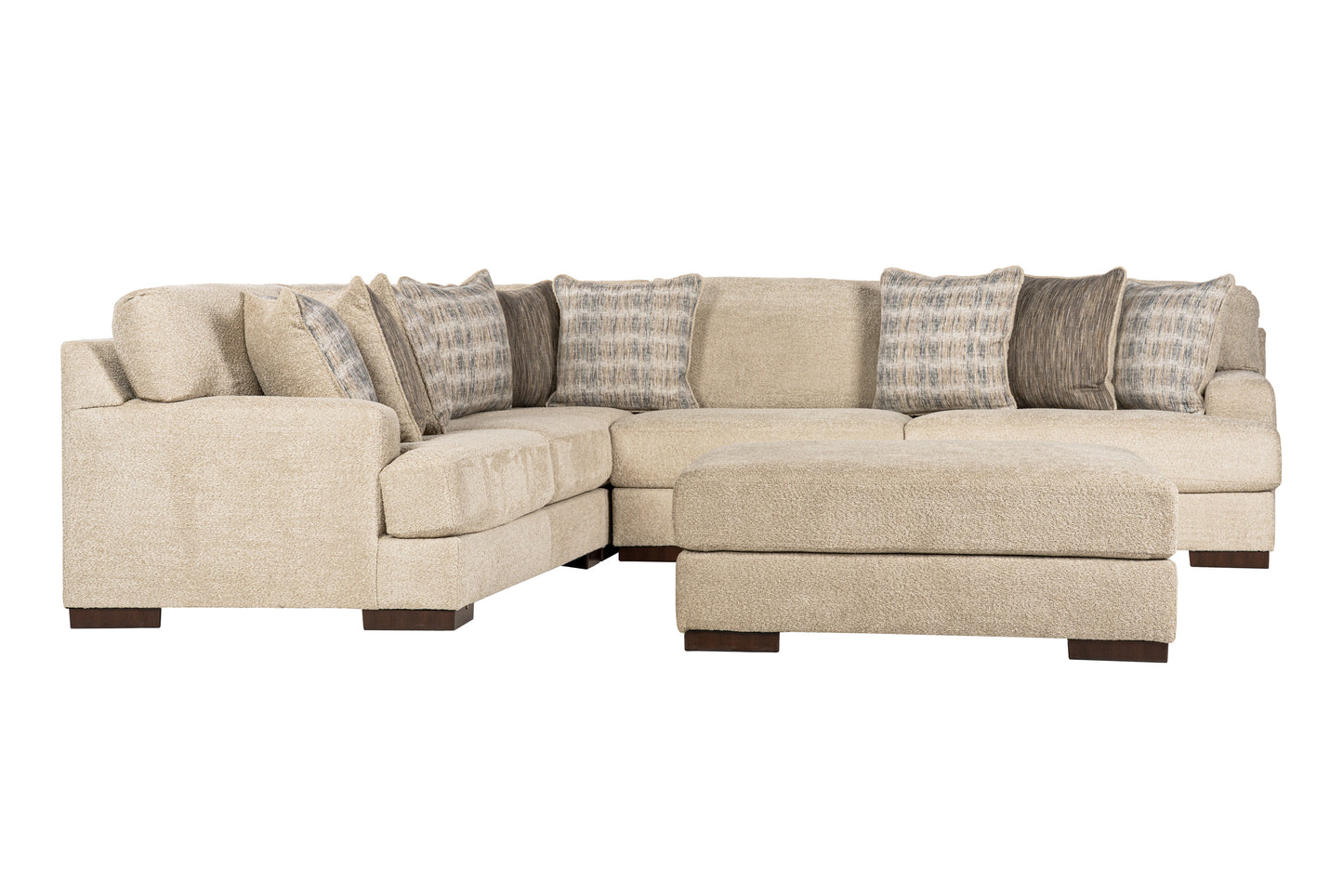Zyraen 3-piece Sectional Sofa Set + Ottoman
