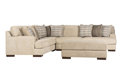Zyraen 3-piece Sectional Sofa Set + Ottoman
