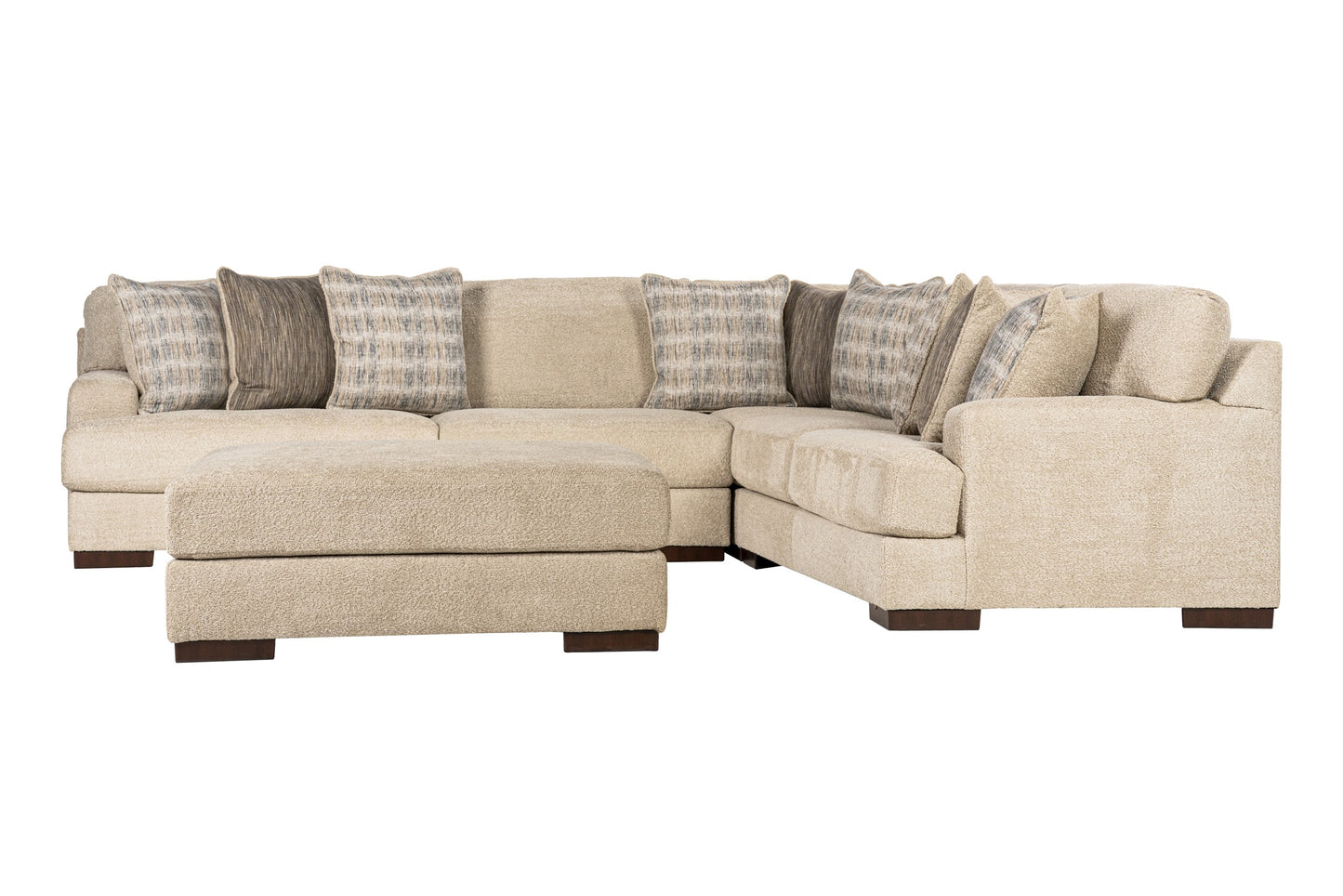 Zyraen 3-piece Sectional Sofa Set + Ottoman