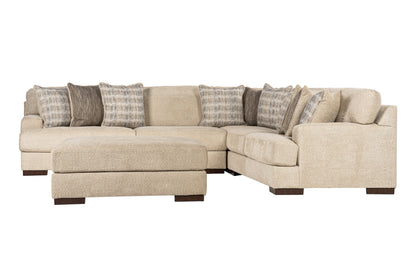 Zyraen 3-piece Sectional Sofa Set + Ottoman