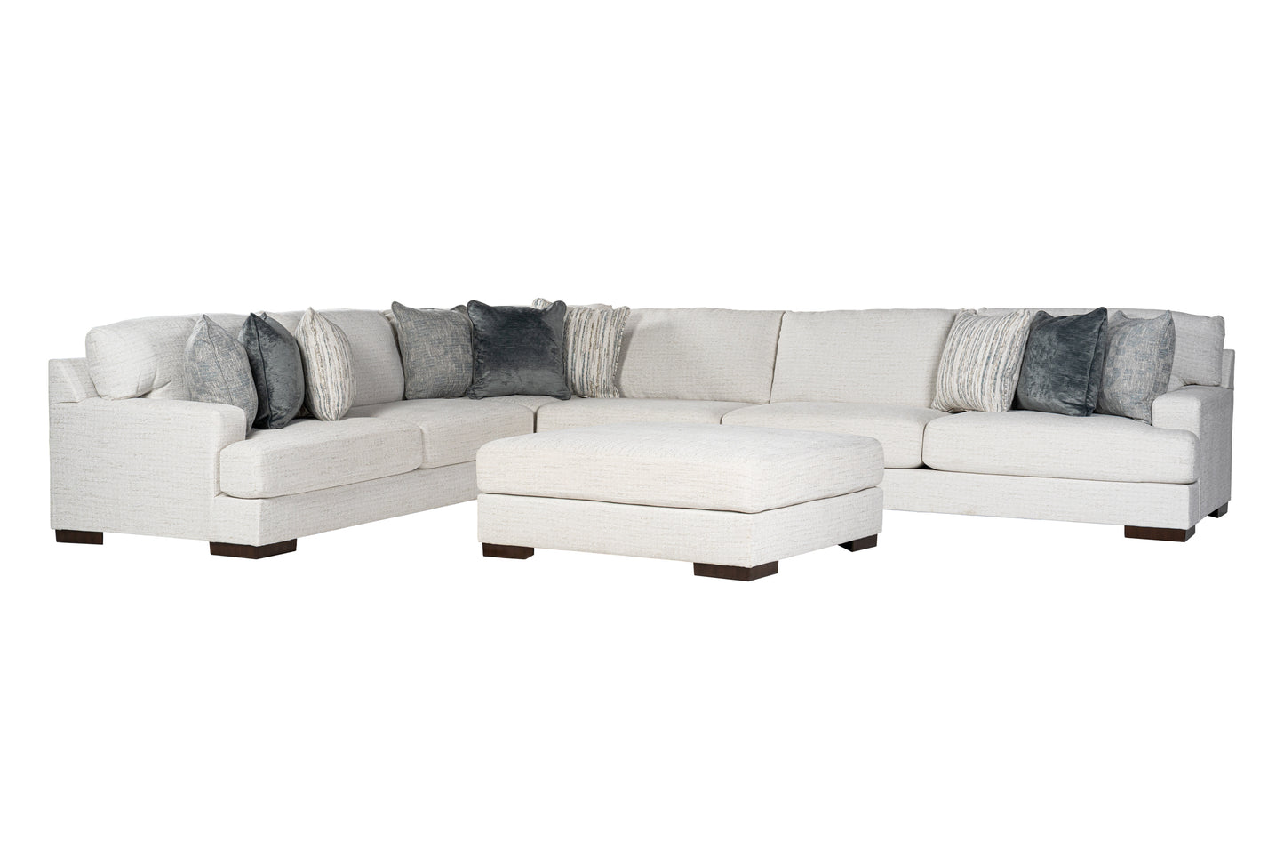 Ormira 4-piece Sectional Sofa Set + Ottoman