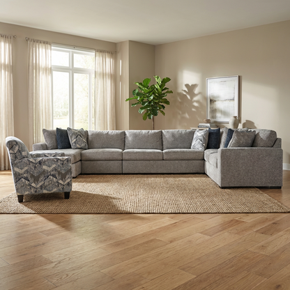 Juliette 5-piece Sectional Sofa Set + Accent Chair
