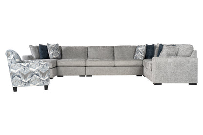 Juliette 5-piece Sectional Sofa Set + Accent Chair