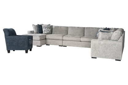 Juliette 5-piece Sectional Sofa Set + Accent Chair