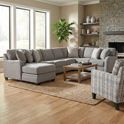 Lorien 5-piece Sectional Sofa Set + Accent Chair