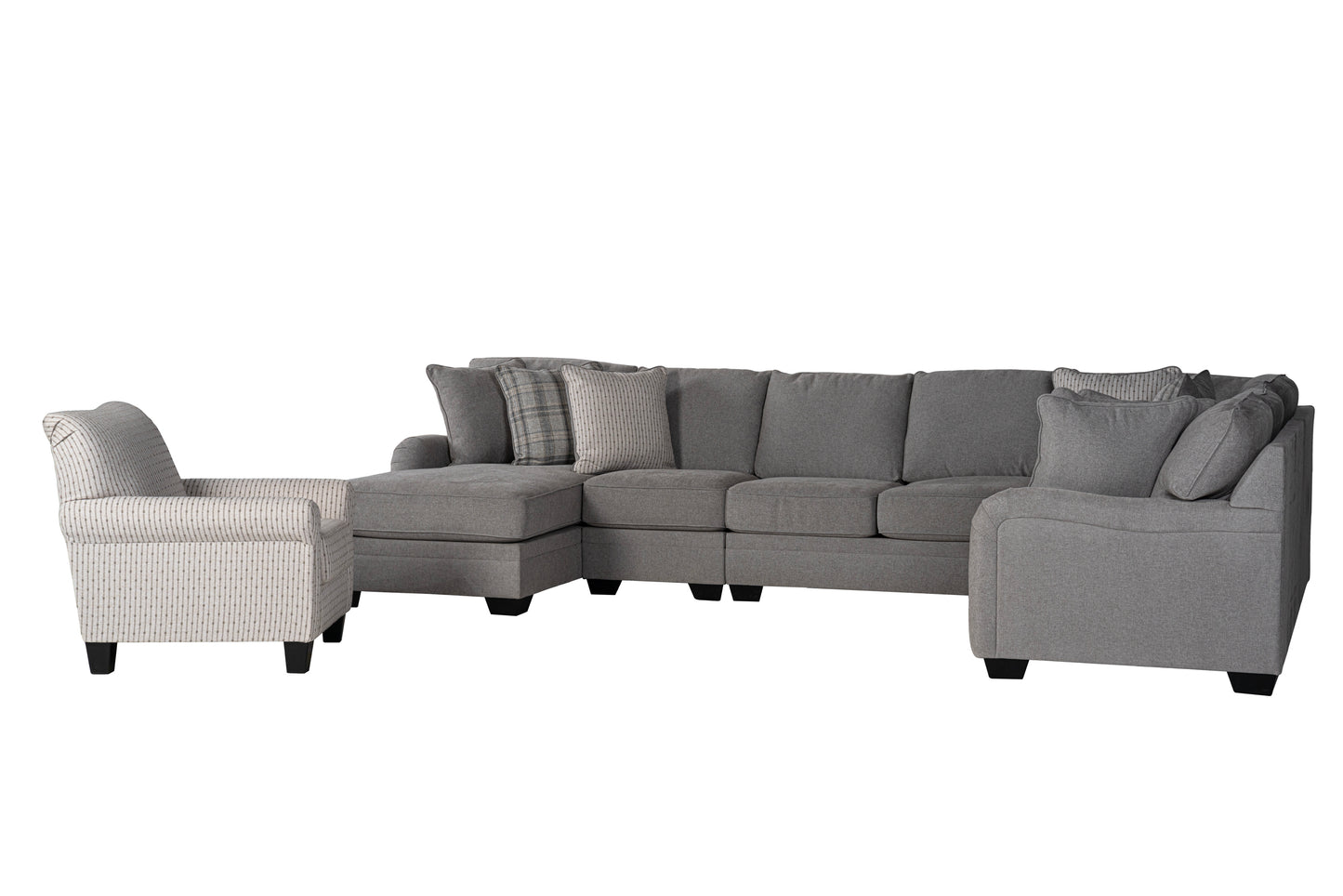 Lorien 5-piece Sectional Sofa Set + Accent Chair