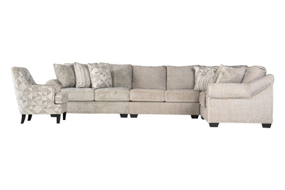 Camaby 4-piece Sectional Sofa Set + Accent Chair