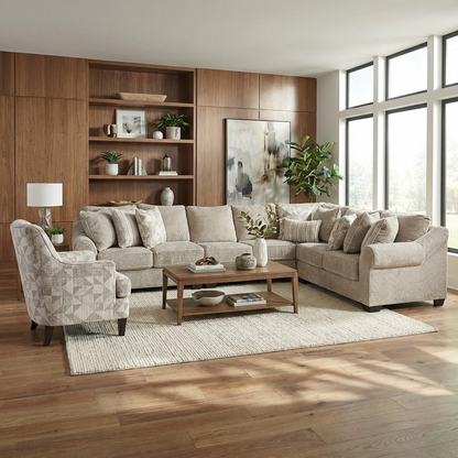 Camaby 4-piece Sectional Sofa Set + Accent Chair