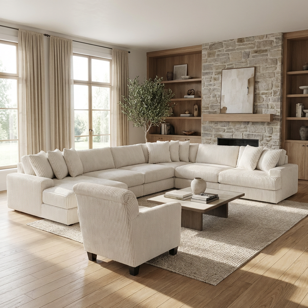 Drelyn 5-piece Sectional Sofa Set + Accent Chair