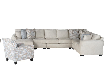 Windsor 5-piece Sectional Sofa Set + Accent Chair