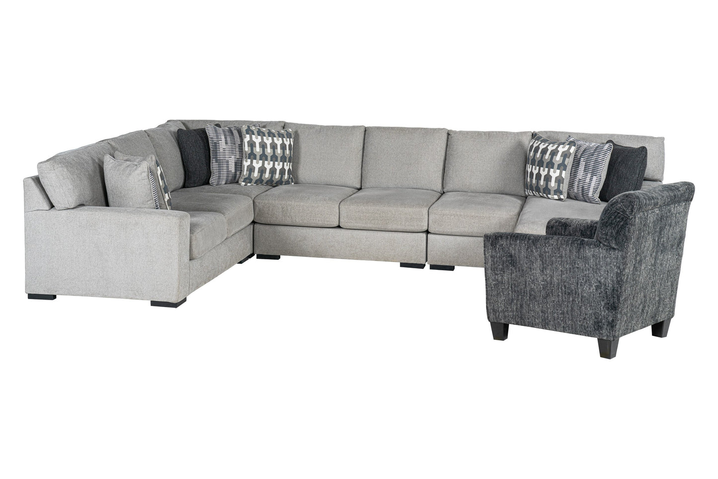 Beaumont 4-piece Sectional Sofa Set + Accent Chair