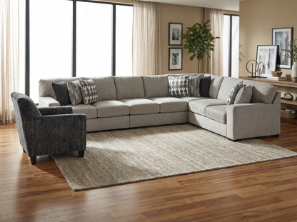 Beaumont 4-piece Sectional Sofa Set + Accent Chair