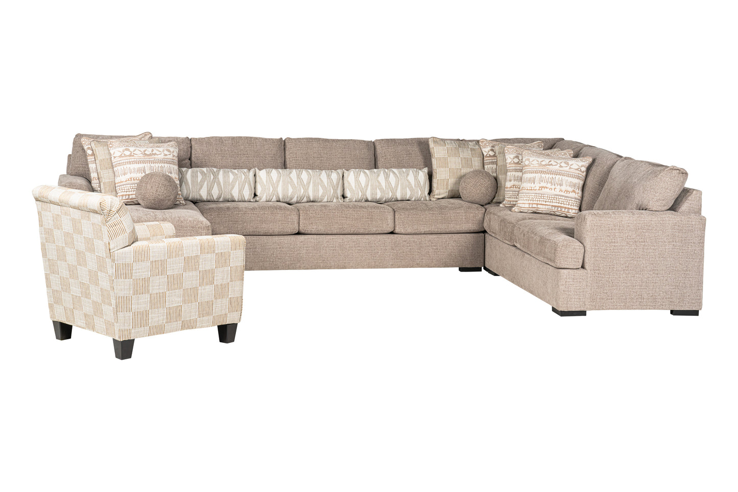 Lawson 5-piece Sectional Sofa Set + Accent Chair