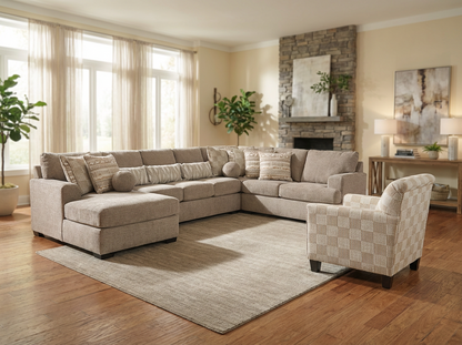 Lawson 5-piece Sectional Sofa Set + Accent Chair