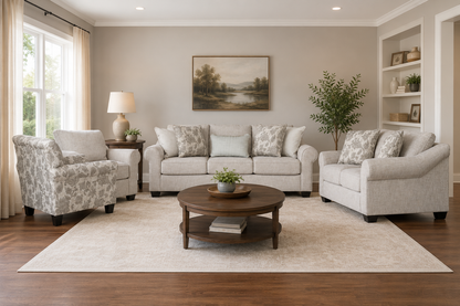 Captain Comfy Sofa Set (3+2+1+Accent chair)